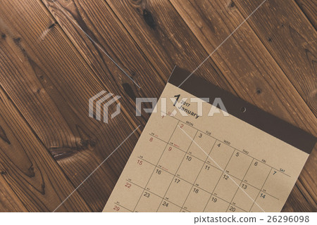 Calendar table photo 26296098