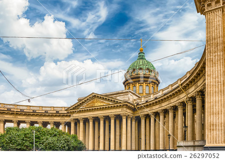 Facade of Kazan Cathedral in St. Petersburg,Russia 26297052