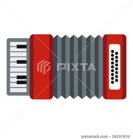 Accordion icon, flat style 26297659