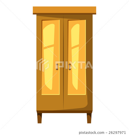 Wardrobe for clothes icon, cartoon style 26297971