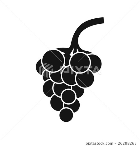 Grape branch icon, simple style Grape branch icon, simple style 26298265