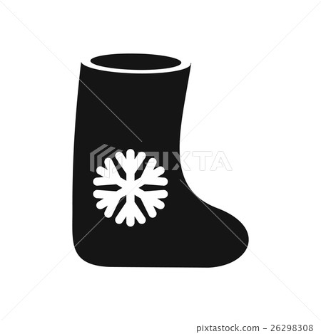 Felt boots icon, simple style 26298308