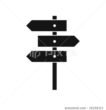 Direction signs icon, simple style Direction signs icon, simple style 26298321