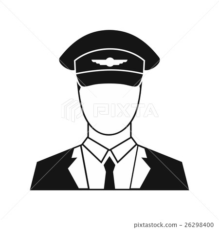 Pilot icon in simple style 26298400
