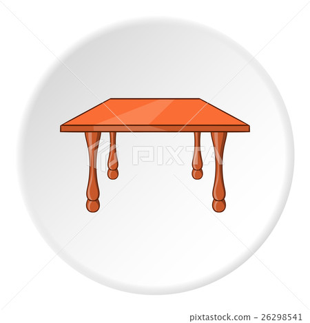 Table icon, cartoon style 26298541
