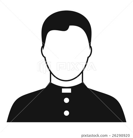 Pastor icon, simple style Pastor icon, simple style 26298920