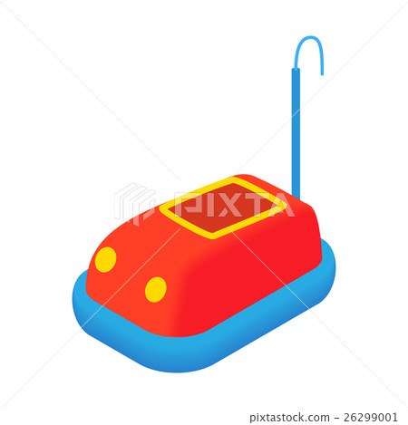 Children bumper machine icon, cartoon style 26299001