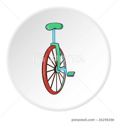 Unicycle icon, cartoon style 26299266