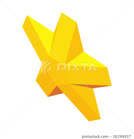 Golden star awards symbol icon, isometric 3d style 26299837