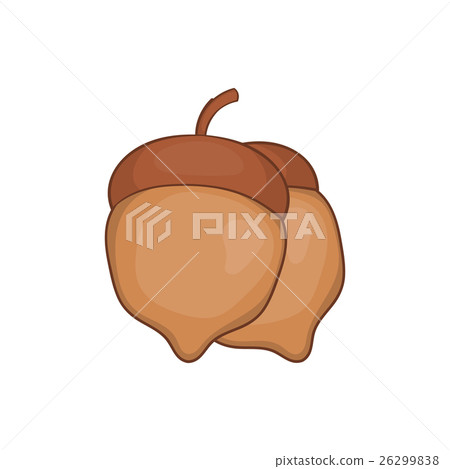 Acorns icon, cartoon style 26299838