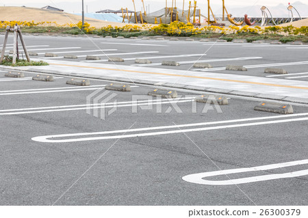 Empty parking lot 26300379