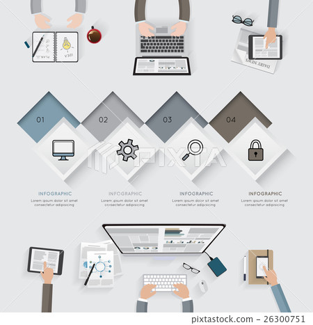 Business infographic template set. Business infographic template set. 26300751