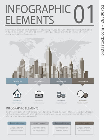 Business infographic template set. Business infographic template set. 26300752