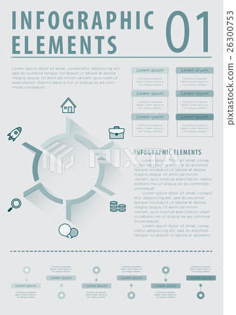 Business infographic template set. Business infographic template set. 26300753