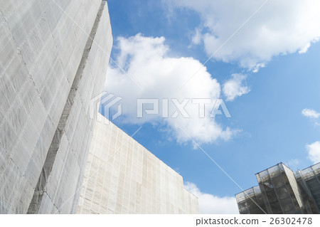 Japanese condominium group 3 under repair work 26302478