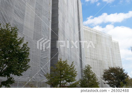 Japanese condominium group under repair work 7 Japanese condominium group under repair work 7 26302488