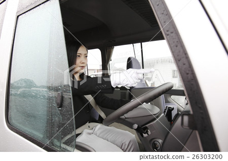 Female bus driver image Female bus driver image 26303200