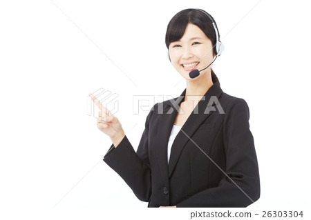 Operator pointing Operator pointing 26303304
