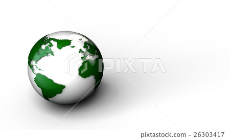 Illustration of Earth globes isolated on white - Stock Illustration ...