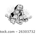 Vintage Santa Claus Christmas illustration 26303732