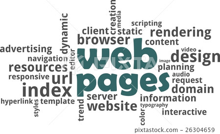 word cloud - web pages word cloud - web pages 26304659