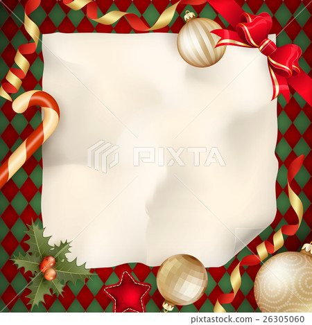 Holidays greeting and Christmas card. EPS 10 26305060