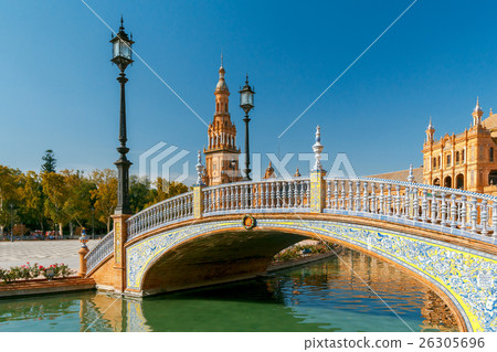 Seville. Spanish Square or Plaza de Espana. 26305696