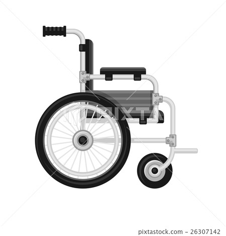 Wheelchair Medical Icon on White Background 26307142