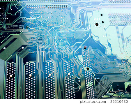 The motherboard background. 26310480
