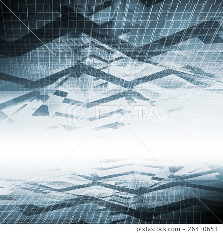 Abstract blue digital background, high-tech 26310651