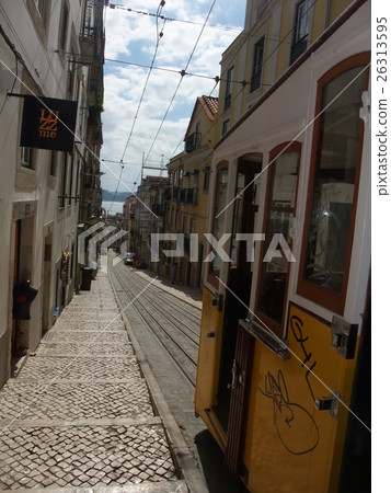 Lisbon's cable car line (Lisbon Funicular) Lisbon's cable car line (Lisbon Funicular) 26313595