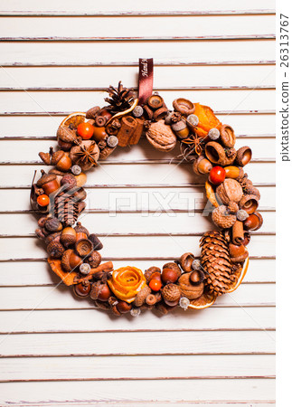 Christmas aromatic wreath 26313767