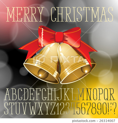 Christmas vector alphabet Christmas vector alphabet 26314007