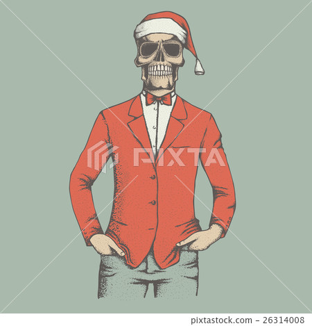Vector skull illustration 26314008