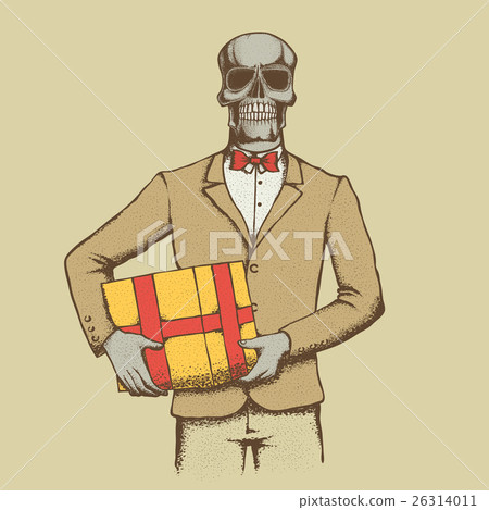 Vector skull illustration Vector skull illustration 26314011