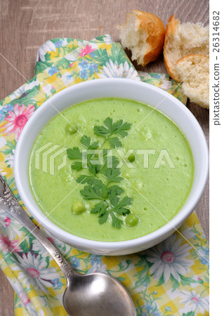 Pea soup puree Pea soup puree 26314682