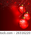 Red Christmas Background 26316220
