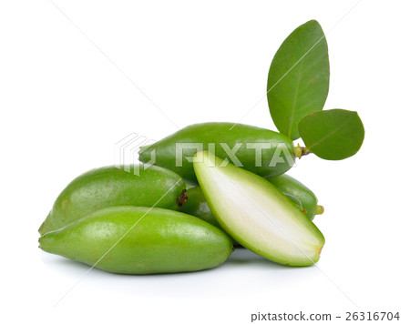 Madan tropical thai fruit on white background 26316704