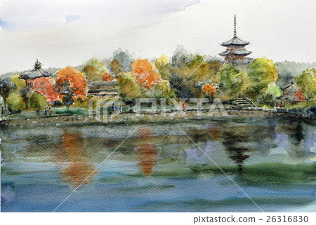 Kofukuji and Sarusawa Pond 26316830