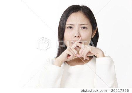 有發怒標誌的小姐 26317836