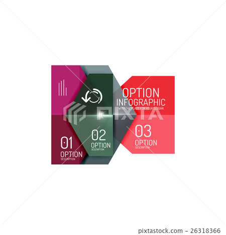 Paper geometric abstract infographic layouts Paper geometric abstract infographic layouts 26318366