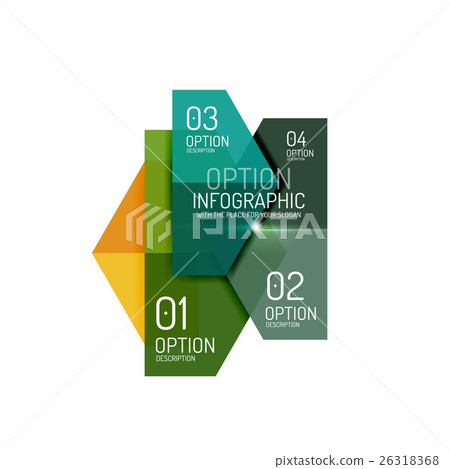 Paper geometric abstract infographic layouts Paper geometric abstract infographic layouts 26318368