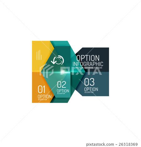 Paper geometric abstract infographic layouts Paper geometric abstract infographic layouts 26318369