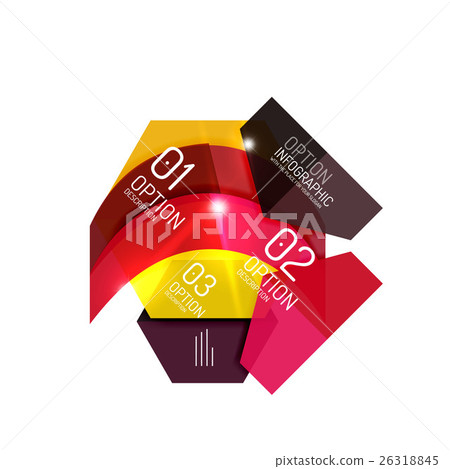 Abstract background, geometric infographic option Abstract background, geometric infographic option 26318845