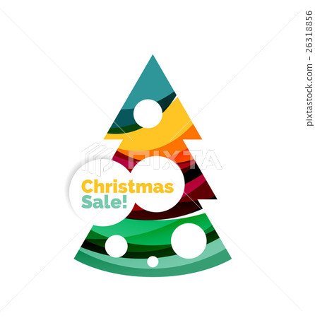 Colorful Christmas abstract banner design with Colorful Christmas abstract banner design with 26318856