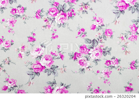 vintage style of tapestry flowers fabric pattern vintage style of tapestry flowers fabric pattern 26320204