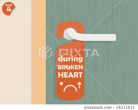 do not disturb hanging during broken heart design do not disturb hanging during broken heart design 26321815