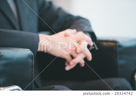 business man, hand, sitting 26324742