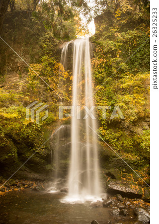 Autumnal sunset waterfall 26325233