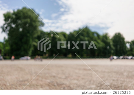 perspective view of old paved square in town perspective view of old paved square in town 26325255